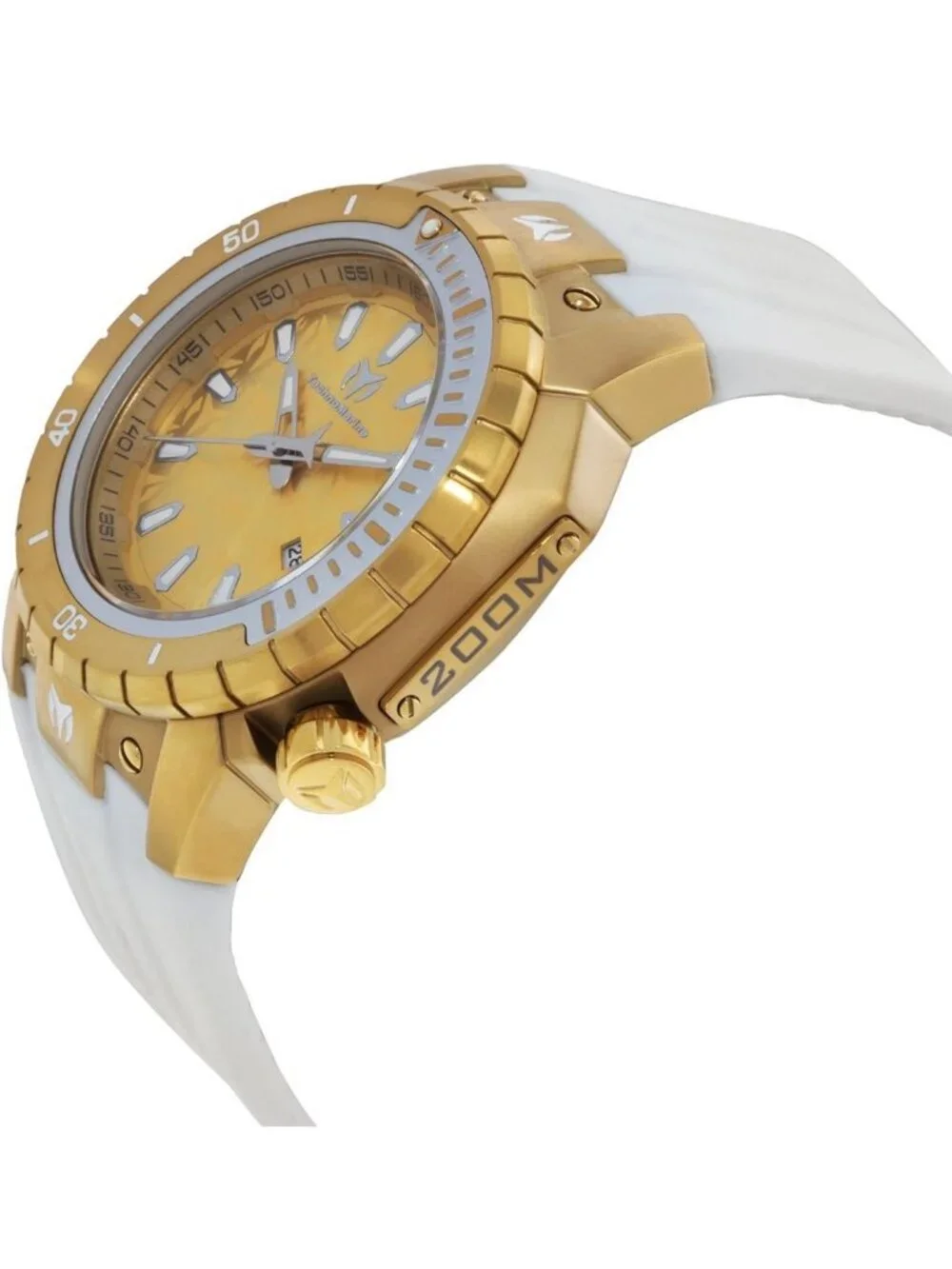 NWT Technomarine Manta Quartz Gold Dial Men's Watch